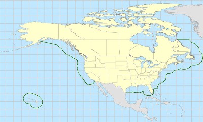North American ECA map