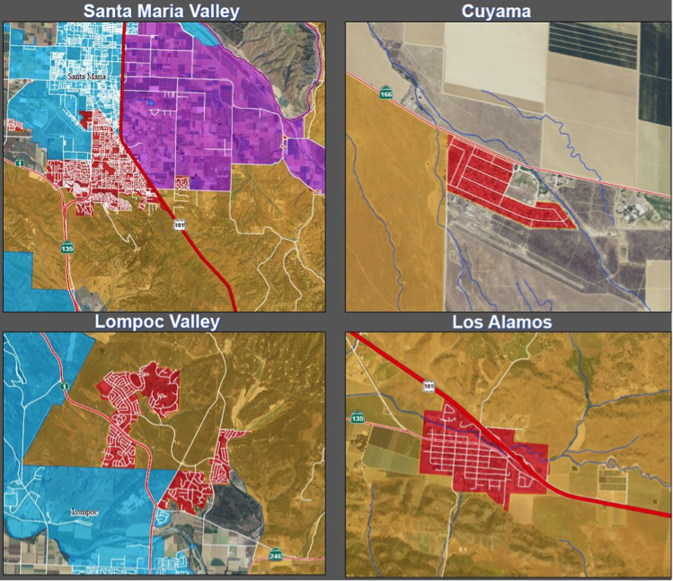 No-Burn Township Areas